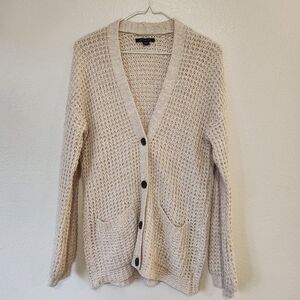 American Eagle Outfitters Beige Knit Cardigan
